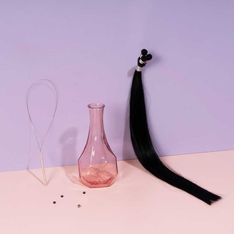 pony hand tied weft (the mini) shadow 18 50g