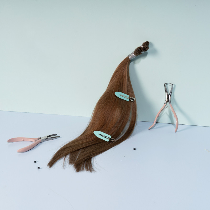 pony hand tied weft (the mini)  teddy 18