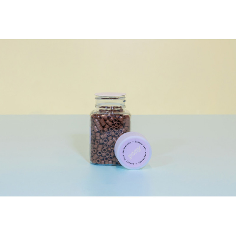 pony caramel brown beads (level 7 l.brown) 1000pc