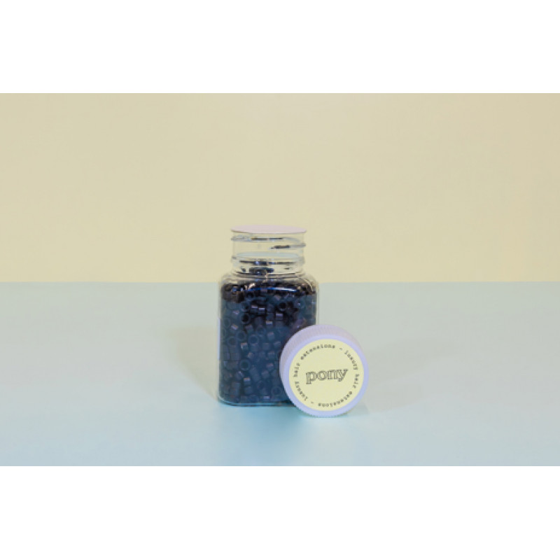pony midnight beads (level 1 black) 1000pc