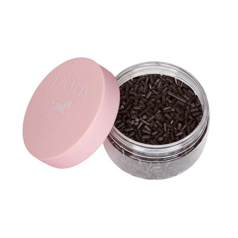 pony italian keratin replacement tips 1000pcs brownie (levels 3-7)