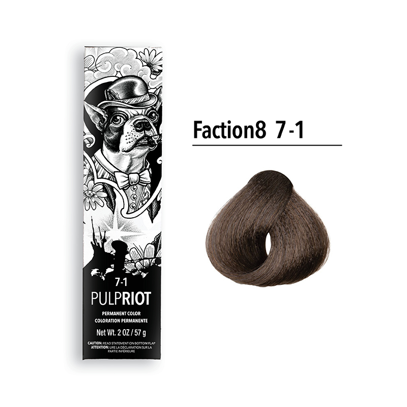 pulp riot faction8 permanent colour ash 7.1 7a 2oz