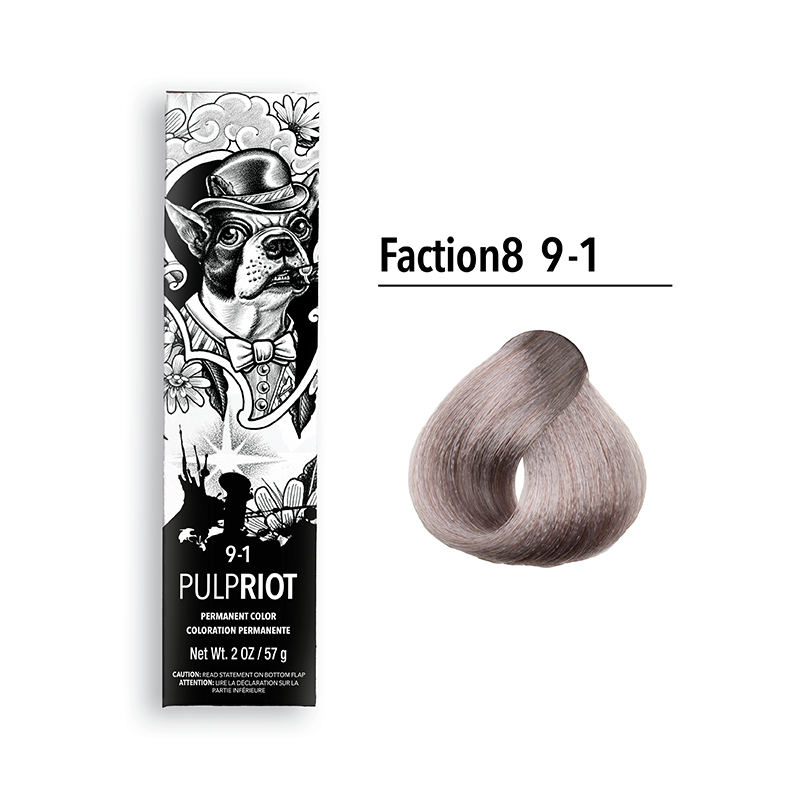 pulp riot faction8 permanent colour ash 9.1 9a 2oz