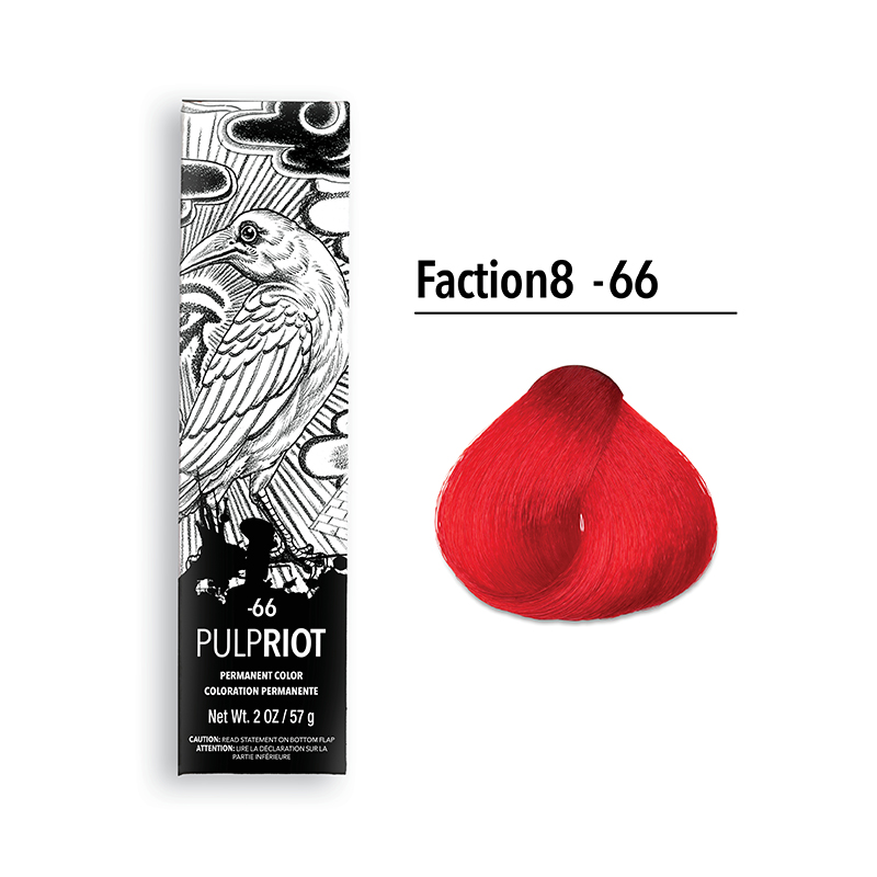 pulp riot faction8 permanent booster 66 red 2oz
