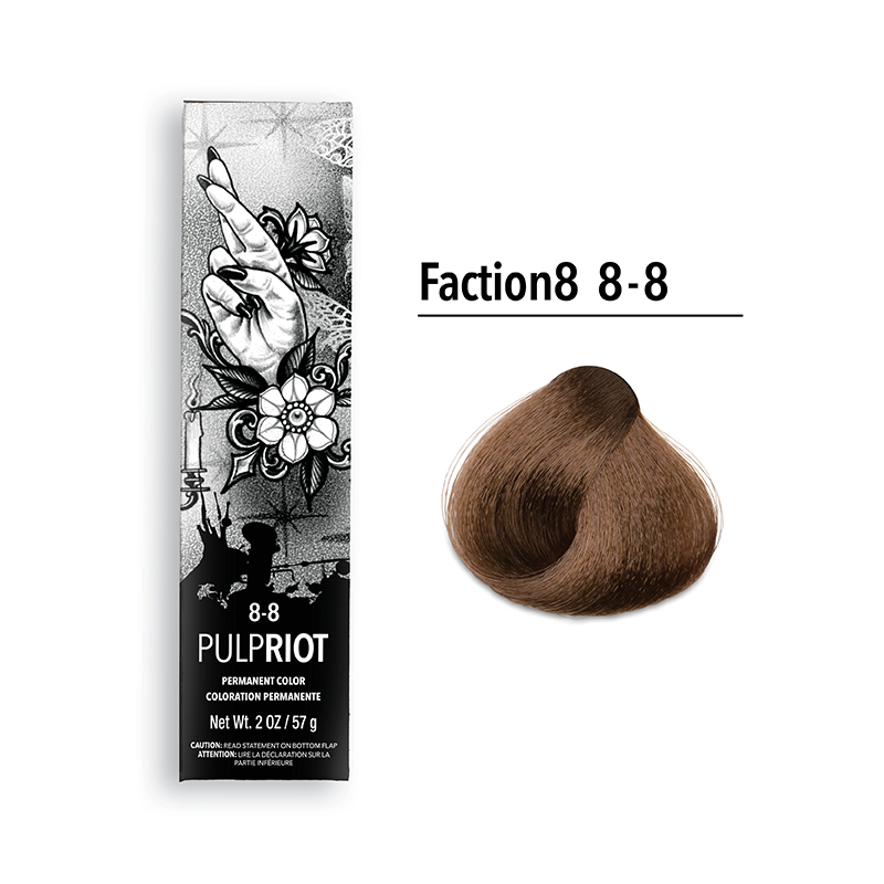 pulp riot faction8 permanent colour brown 8.8 8b 2oz
