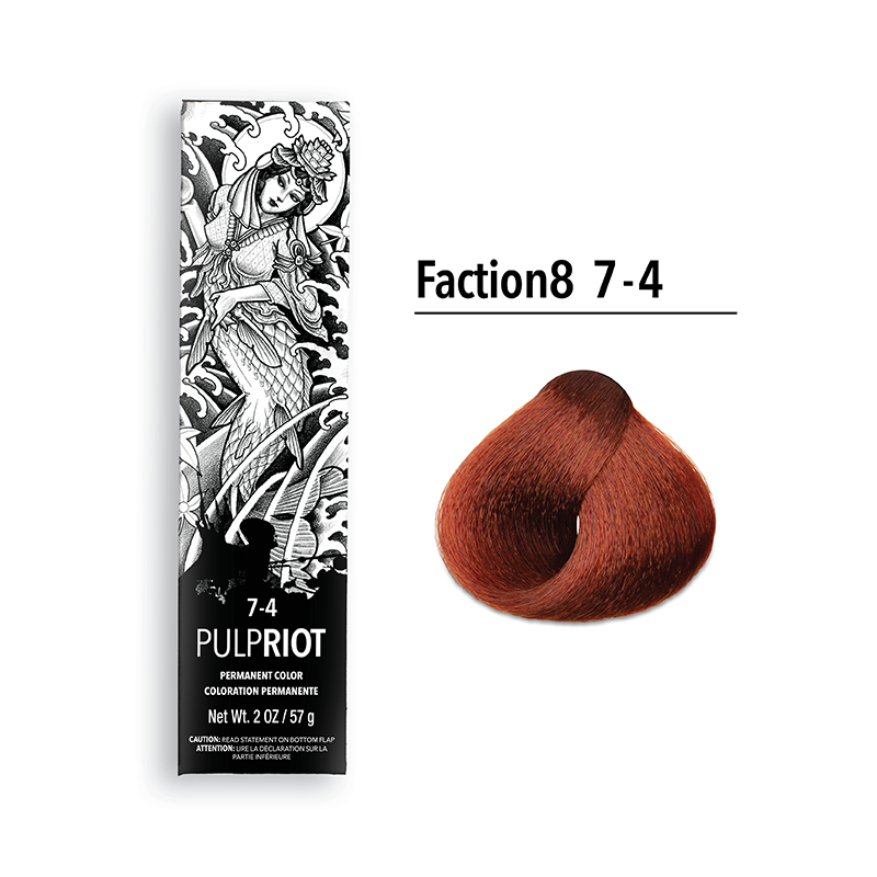 pulp riot faction8 permanent colour copper 7.4 7c 2oz