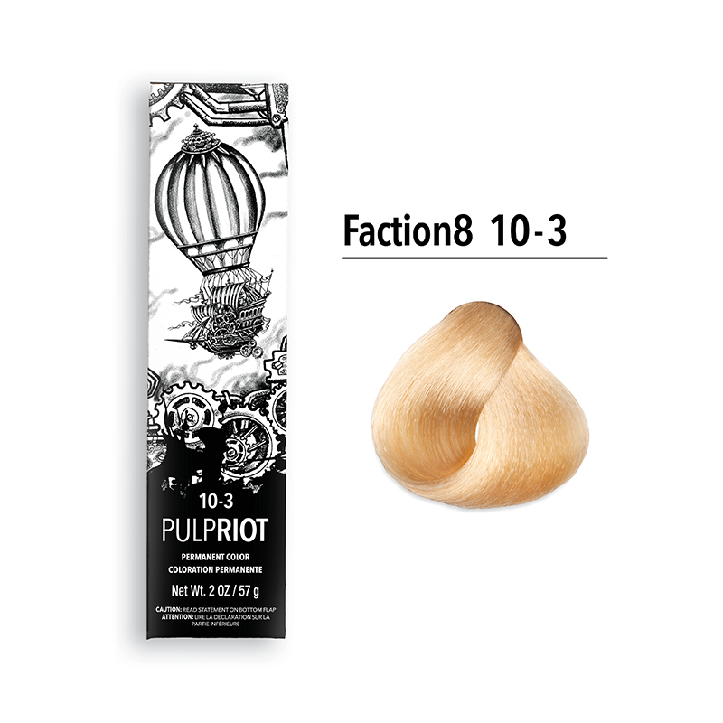 pulp riot faction8 permanent colour gold 10.3 10g 2oz