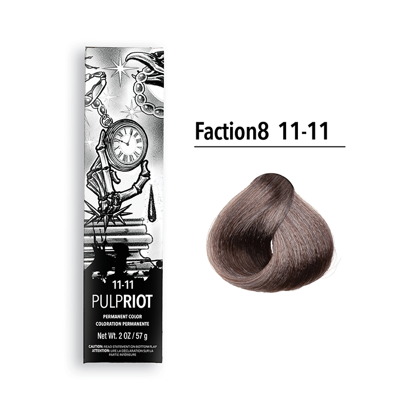 pulp riot faction8 permanent colour hilft 11.11 ash/ash 2oz