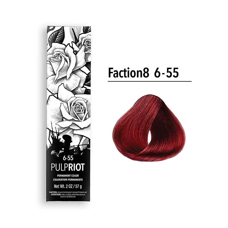 pulp riot faction8 permanent colour red 6.55 rvv 2oz