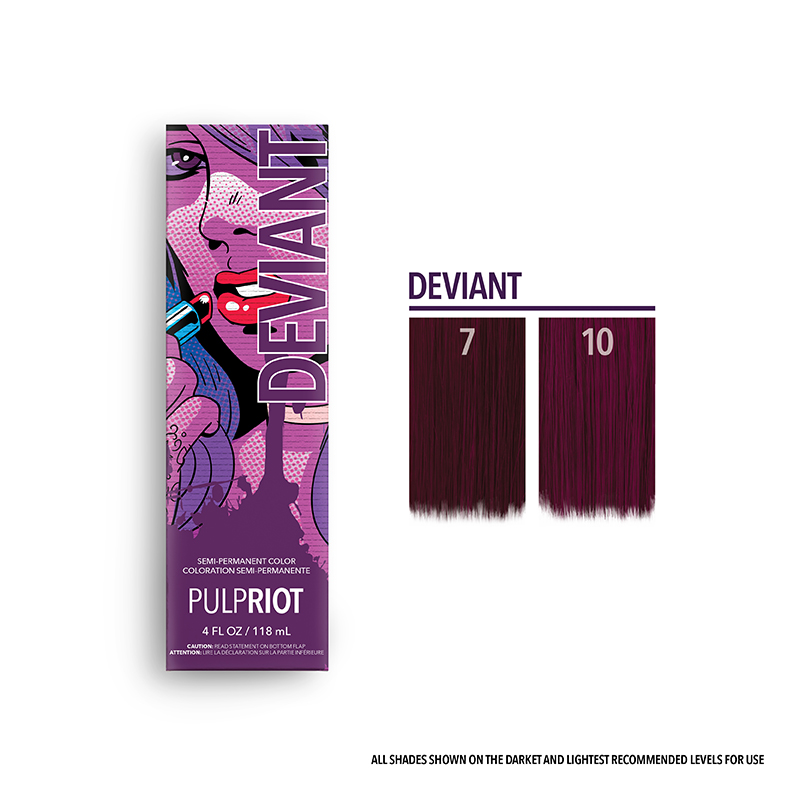 pulp riot semi neopop deviant purple magenta 4oz