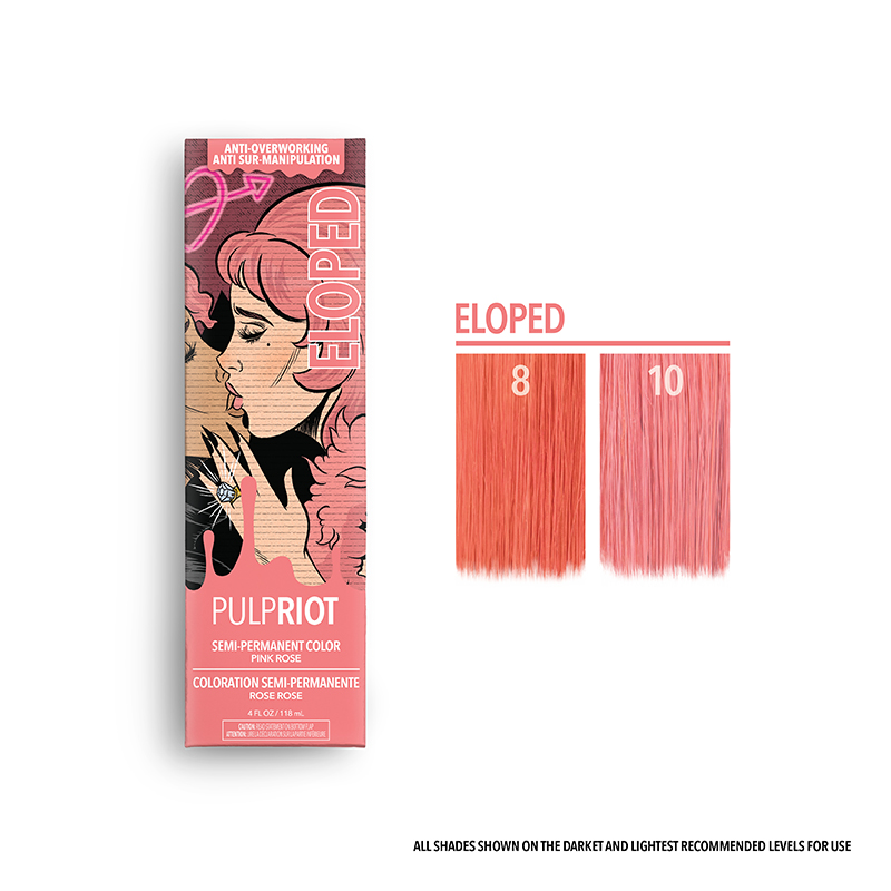 pulp riot semi eloped pink rose 4oz