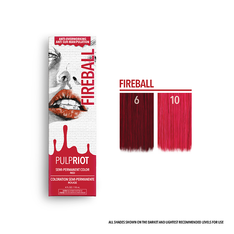 pulp riot semi fireball bright red 4oz