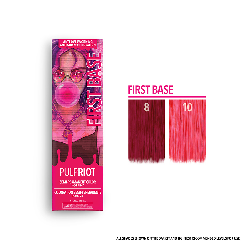 pulp riot semi first base hot pink 4oz