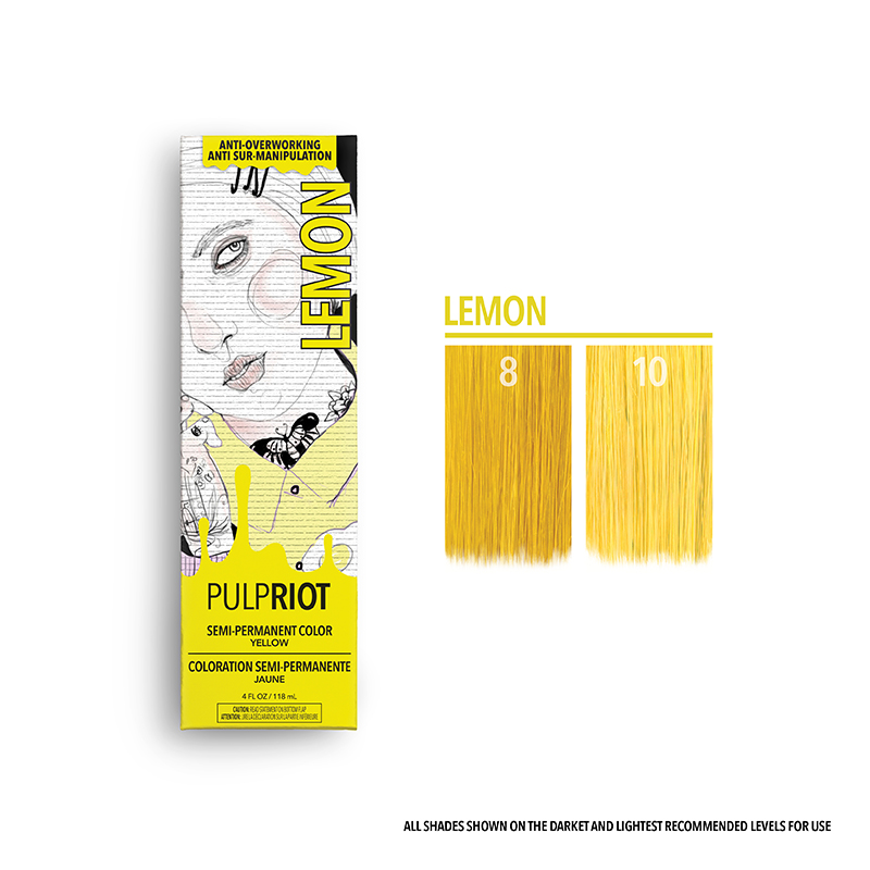 pulp riot semi lemon yellow 4oz