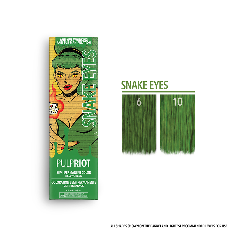 pulp riot semi snake eyes kelly green 4oz