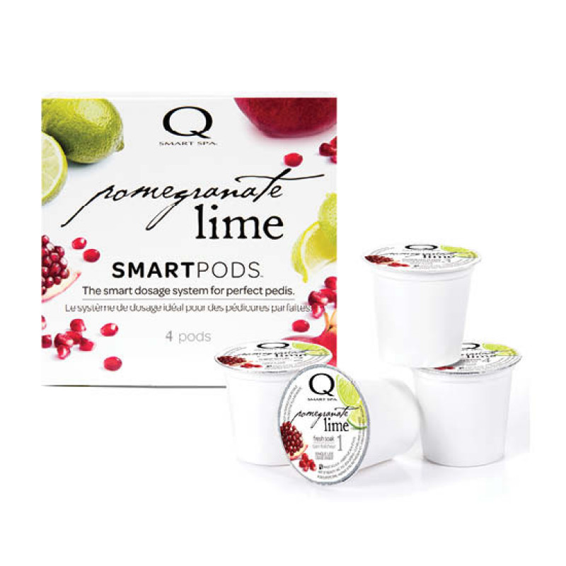 qtica pomegranate lime  - 4 step pedicure system smart pod