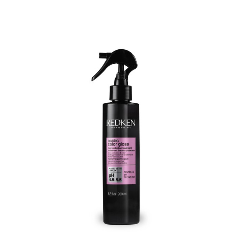 redken acidic color gloss heat protection leave-in treatment 200ml