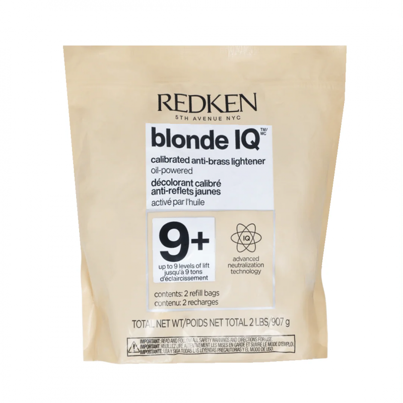 redken blonde iq  9+ anti-brass lightener 907g