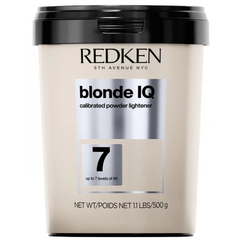 redken blonde iq 7 calibrated powder lightener 500g