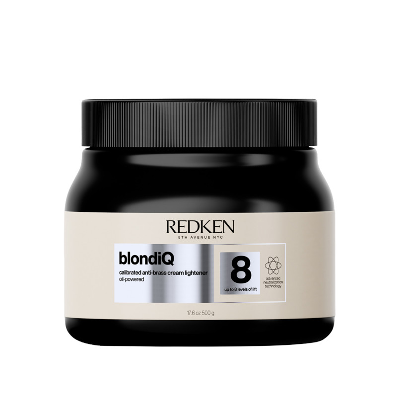 redken blonde iq 8 calibrated anti-brass cream lightener 500g