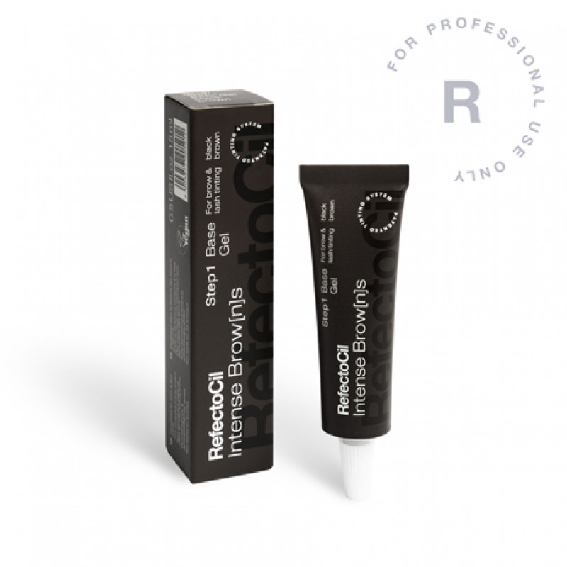 refectocil intense black brown base gel 15ml