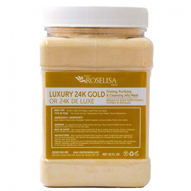 roselisa jelly mask luxury 24k gold 23oz