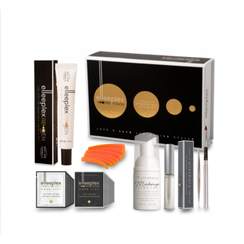 elleeplex pro fusion lash & brow lamination starter kit