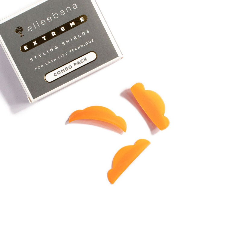 elleebana lash lift extreme silicone styling shields combo pack 6 pcs