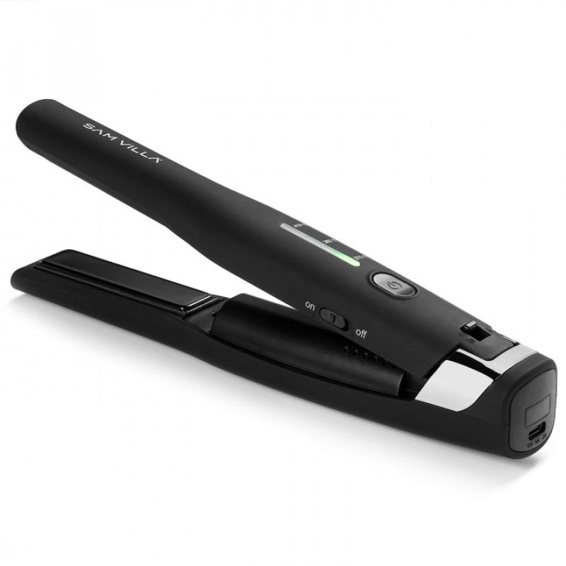 sam villa pro results cordless flat iron