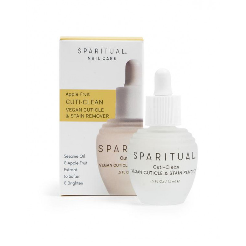 sparitual apple fruit cuti-clean vegan cuticle & stain remover .5oz