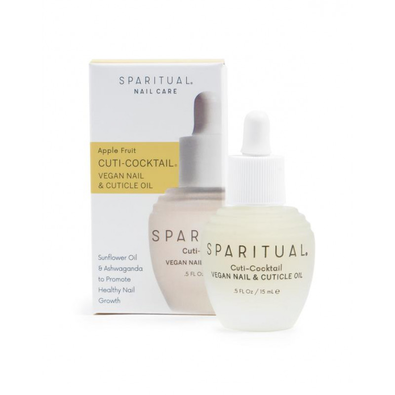 sparitual apple fruit cuti-cocktail vegan nail & cuticle oil .5oz