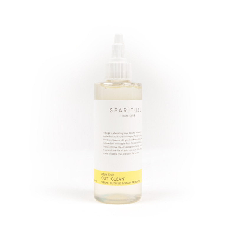 sparitual apple fruit cuti-clean vegan cuticle & stain remover 4oz
