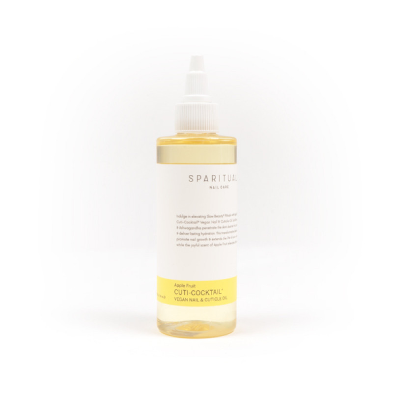 sparitual apple fruit cuti-cocktail vegan nail & cuticle oil 4oz