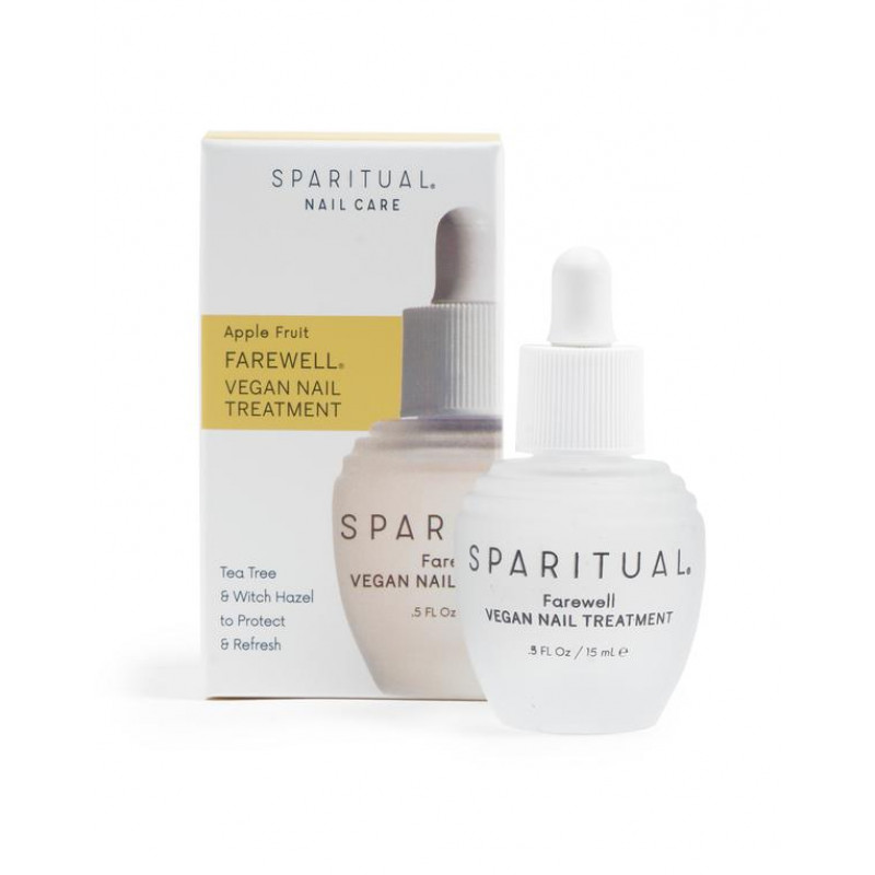sparitual apple fruit farewell vegan nail treatment .5oz (new)