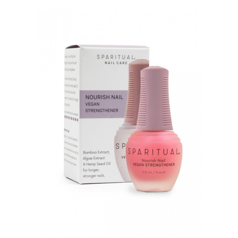 sparitual nourish nail vegan strengthener .5oz