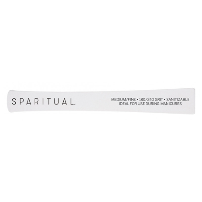 sparitual 180/240 grit sanitizable eco file medium/fine (2 pack)