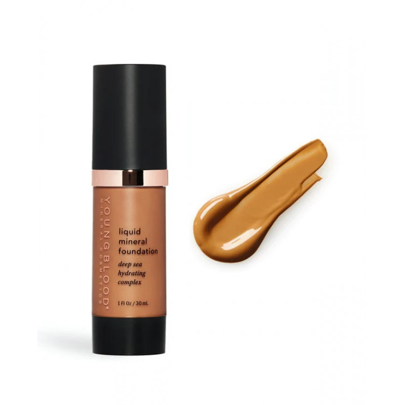 youngblood liquid mineral foundation cocoa 1 oz