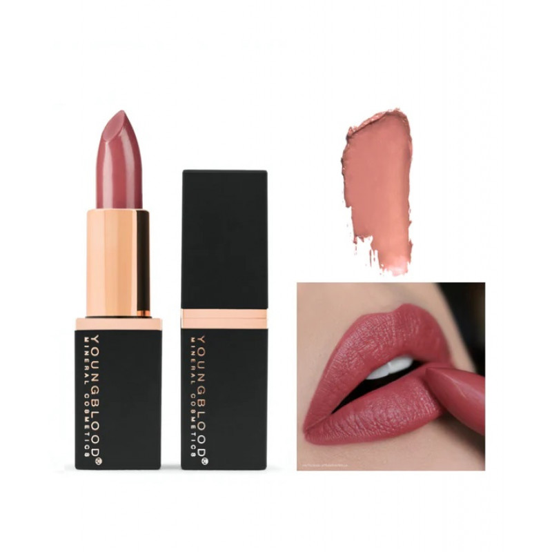 youngblood mineral creme lipstick coral beach .14 oz