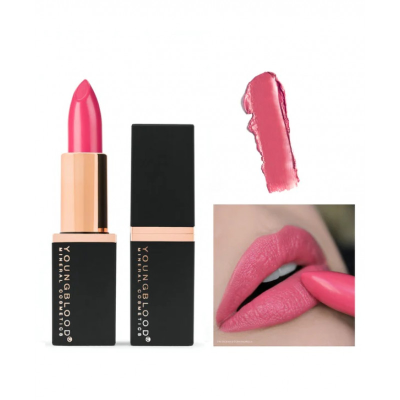 youngblood mineral creme lipstick dragon fruit .14 oz