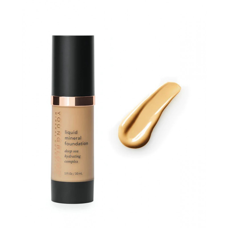 youngblood liquid mineral foundation suntan 1 oz