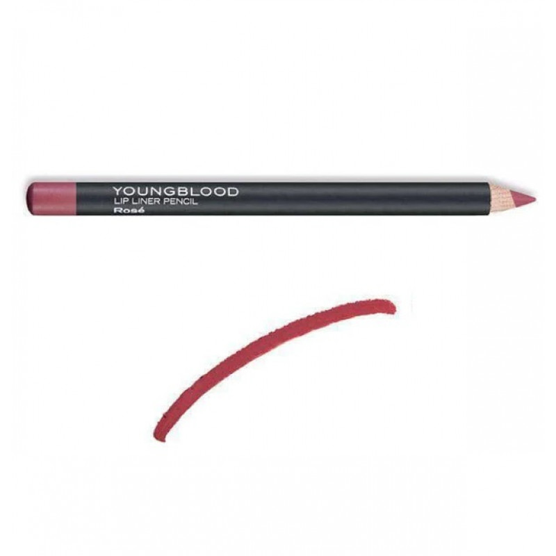 youngblood lip pencil rose .04 oz