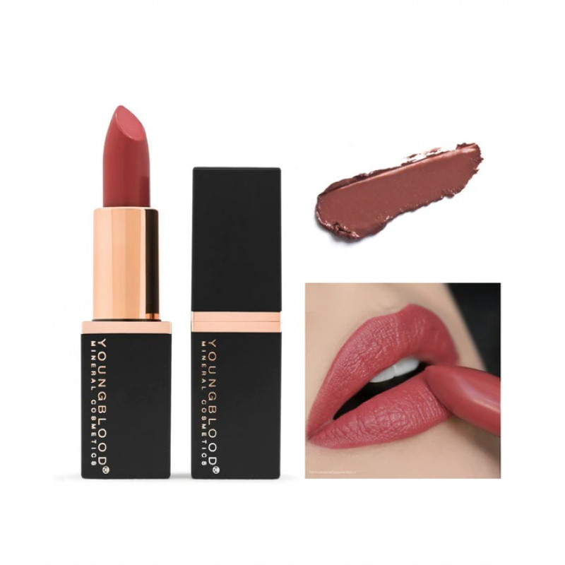 youngblood mineral creme lipstick smolder .14 oz