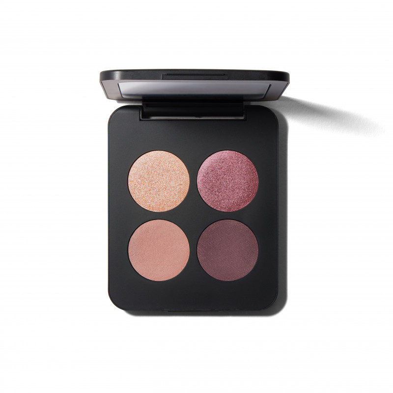 youngblood pressed mineral eyeshadow quad garden party 0.14oz
