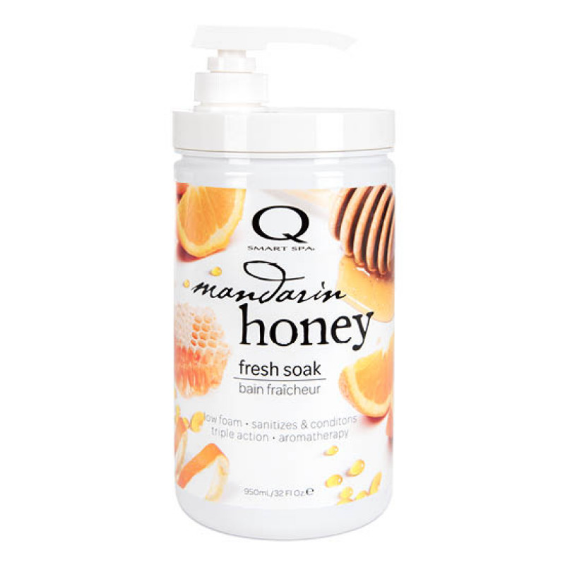 qtica smart spa mandarin honey triple action fresh soak 34oz