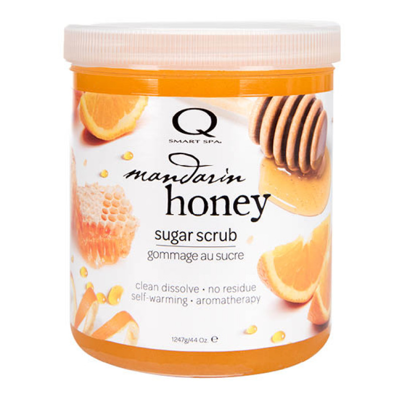 qtica smart spa mandarin honey sugar scrub 44oz