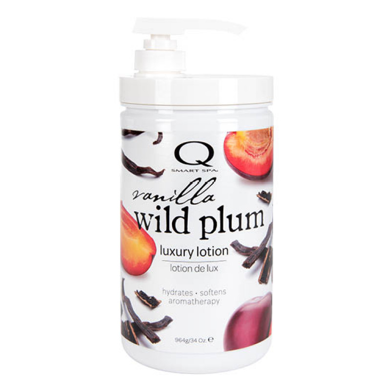 qtica smart spa vanilla wild plum luxury lotion 34oz