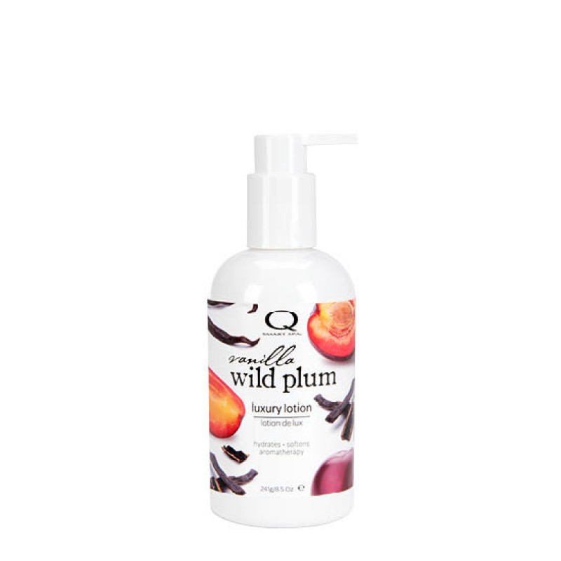 qtica smart spa vanilla wild plum luxury lotion 8.5oz